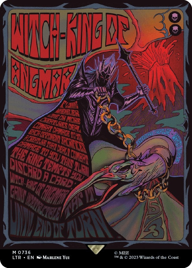 Image for Witch-king of Angmar (Borderless Poster) (736) (Universes Beyond: The Lord of the Rings: Tales of Middle-earth) - Magic: The Gathering