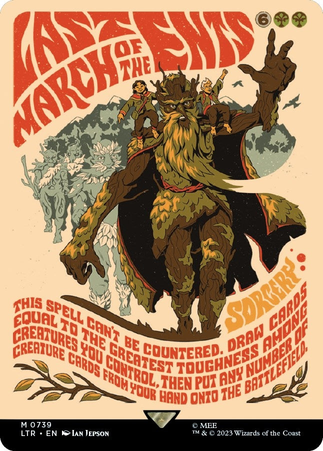 Image for Last March of the Ents (Borderless Poster) (739) (Universes Beyond: The Lord of the Rings: Tales of Middle-earth) - Magic: The Gathering