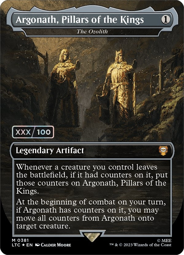 Image for Argonath, Pillars of the Kings - The Ozolith (Serial Numbered) (381) (Commander: The Lord of the Rings: Tales of Middle-earth) - Magic: The Gathering