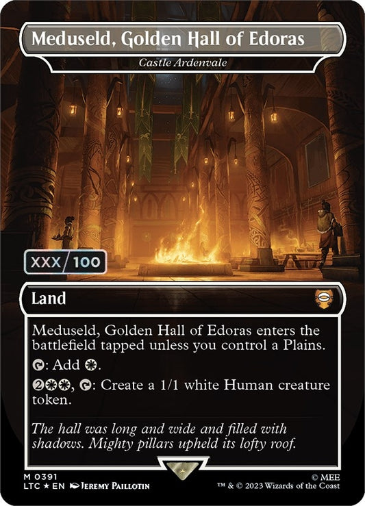 Image for Meduseld, Golden Hall of Edoras - Castle Ardenvale (Serial Numbered) (391) (Commander: The Lord of the Rings: Tales of Middle-earth) - Magic: The Gathering