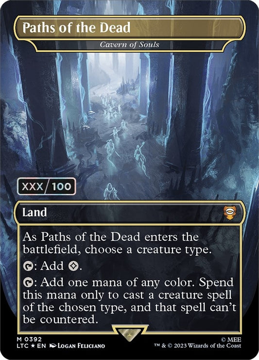 Image for Paths of the Dead - Cavern of Souls (Serial Numbered) (392) (Commander: The Lord of the Rings: Tales of Middle-earth) - Magic: The Gathering