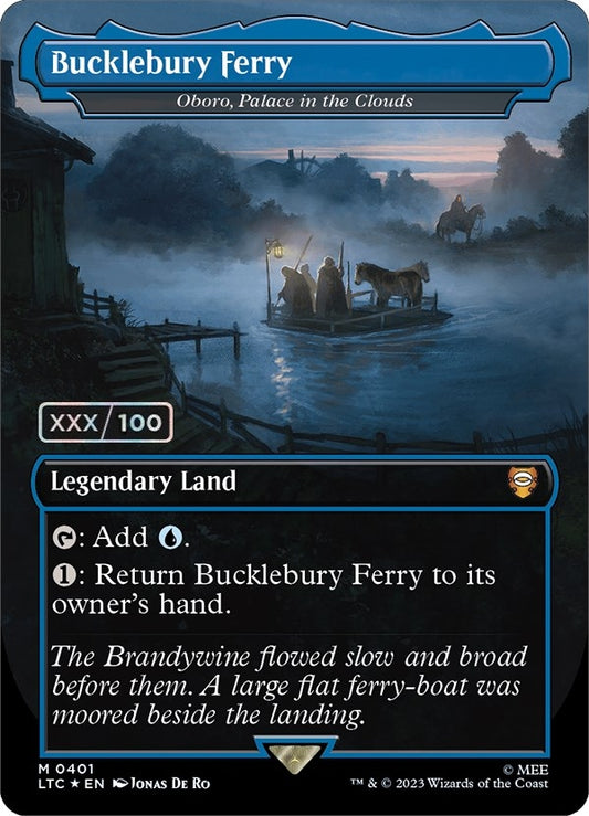 Image for Bucklebury Ferry - Oboro, Palace in the Clouds (Serial Numbered) (401) (Commander: The Lord of the Rings: Tales of Middle-earth) - Magic: The Gathering