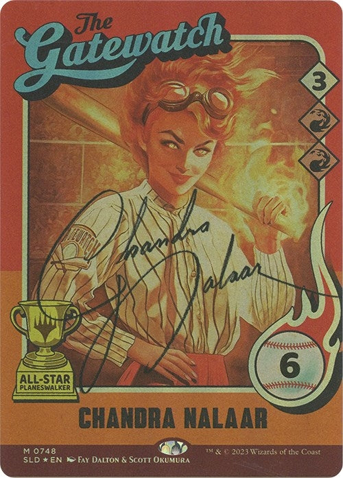 Image for Chandra Nalaar (748) (Autographed) (748) (Secret Lair Drop Series) - Magic: The Gathering