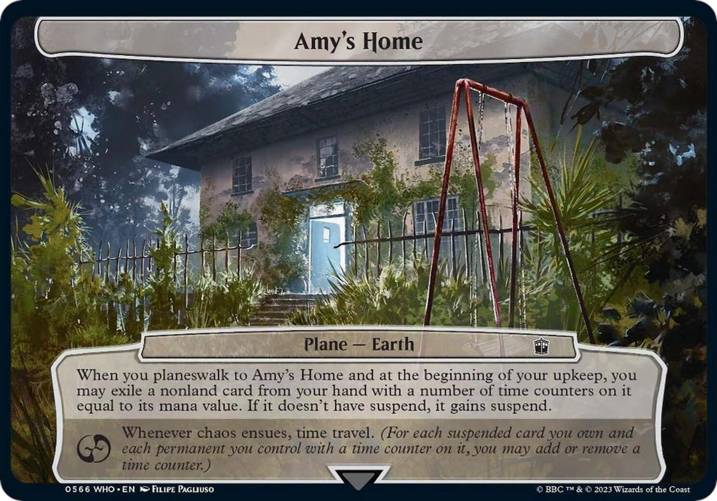 Image for Amy's Home (566) (Planechase: Universes Beyond: Doctor Who) - Magic: The Gathering