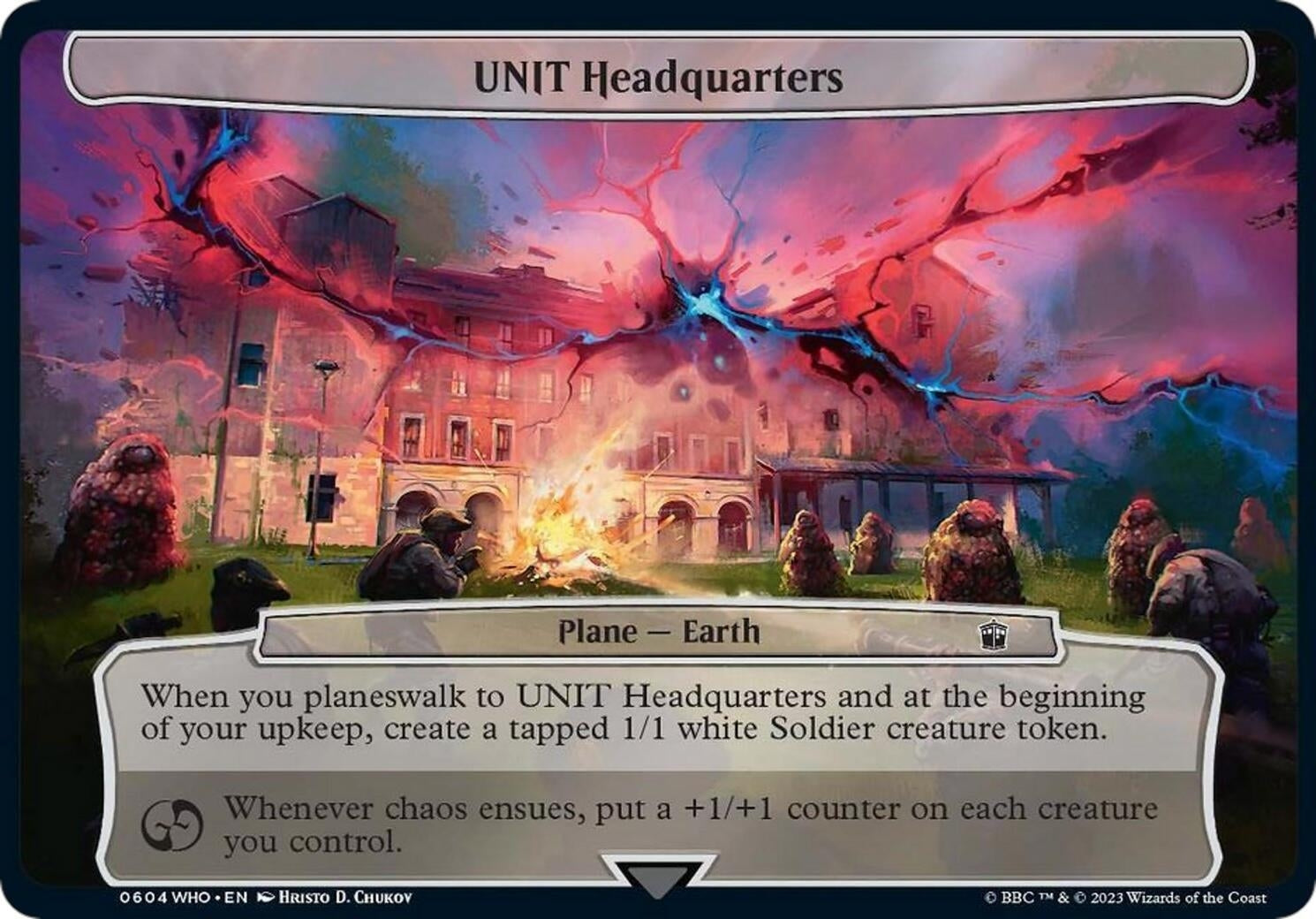 Image for UNIT Headquarters (604) (Planechase: Universes Beyond: Doctor Who) - Magic: The Gathering