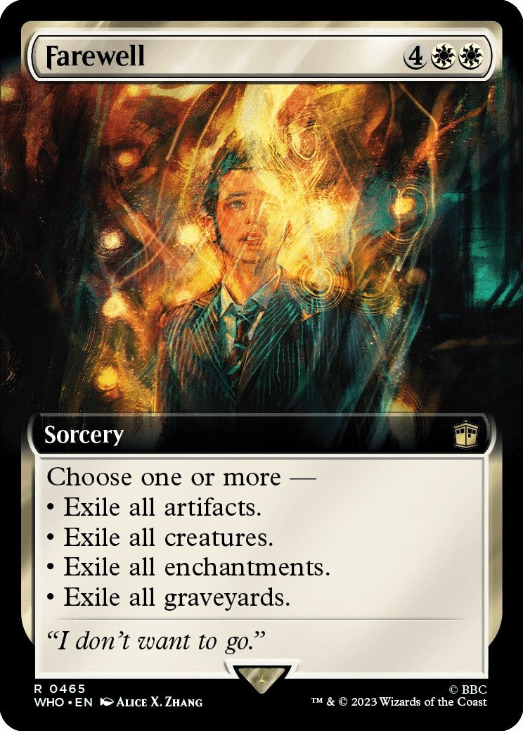 Image for Farewell (Extended Art) (465) (Universes Beyond: Doctor Who) - Magic: The Gathering