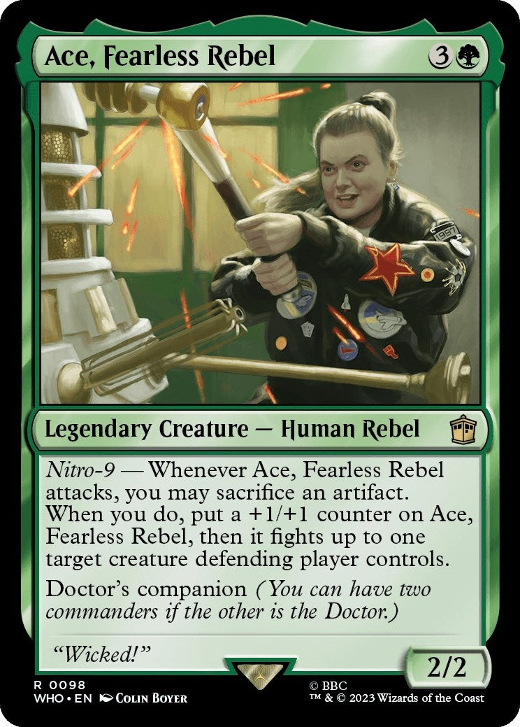 Image for Ace, Fearless Rebel (98) (Universes Beyond: Doctor Who) - Magic: The Gathering