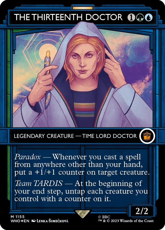 Image for The Thirteenth Doctor (Showcase) (Surge Foil) (1155) (Universes Beyond: Doctor Who) - Magic: The Gathering