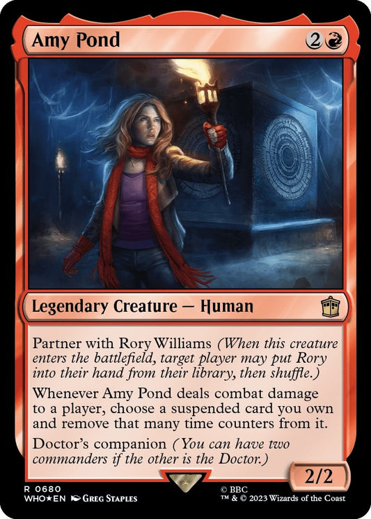 Image for Amy Pond (Surge Foil) (680) (Universes Beyond: Doctor Who) - Magic: The Gathering