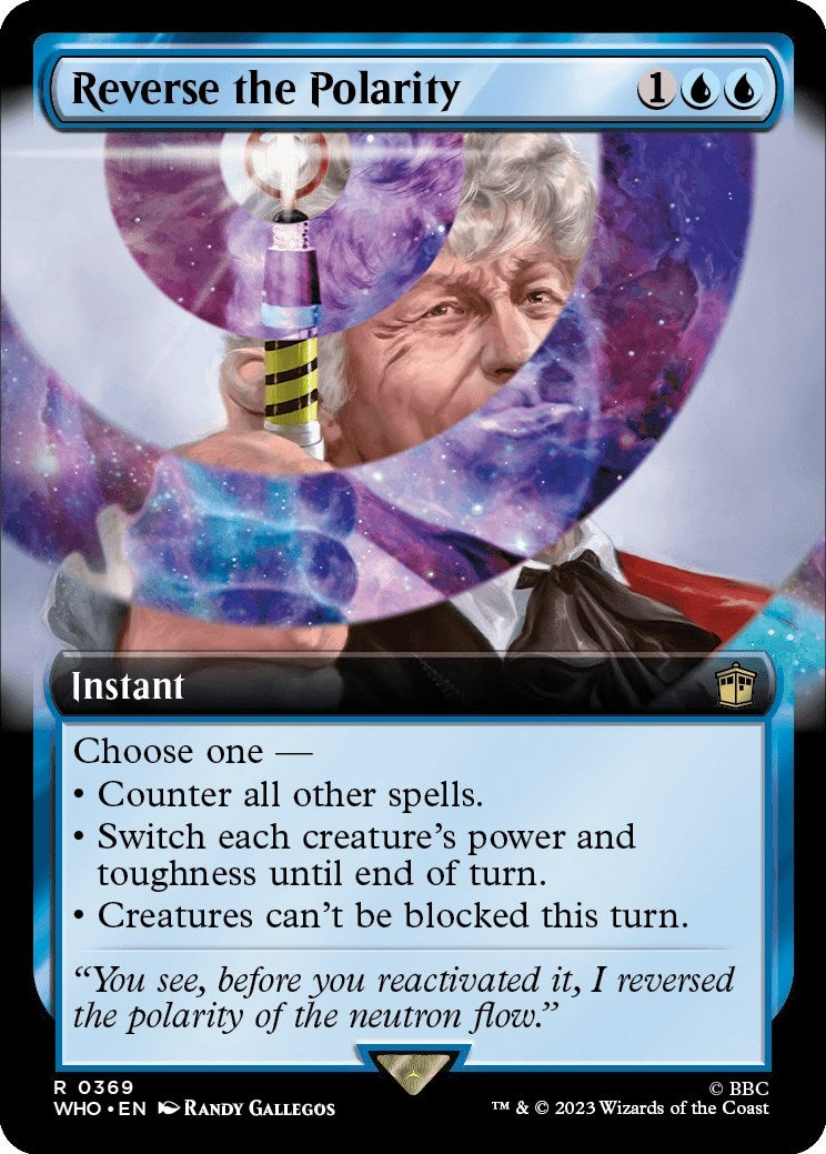Image for Reverse the Polarity (Extended Art) (369) (Universes Beyond: Doctor Who) - Magic: The Gathering