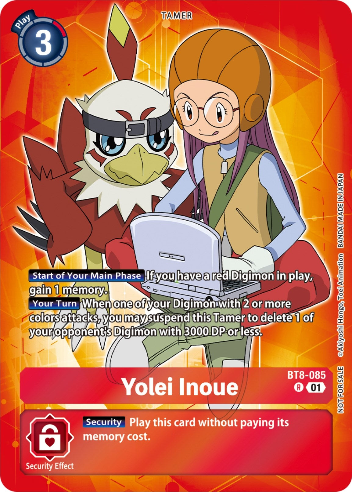 Image for Yolei Inoue (Tamer Party Pack -The Beginning-) (BT8-085 R) (New Awakening) - Digimon Card Game