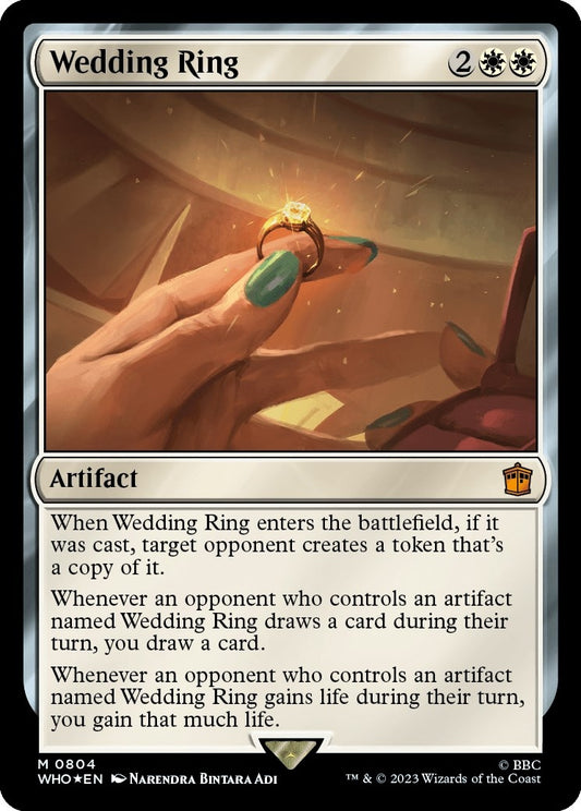 Image for Wedding Ring (Surge Foil) (804) (Universes Beyond: Doctor Who) - Magic: The Gathering