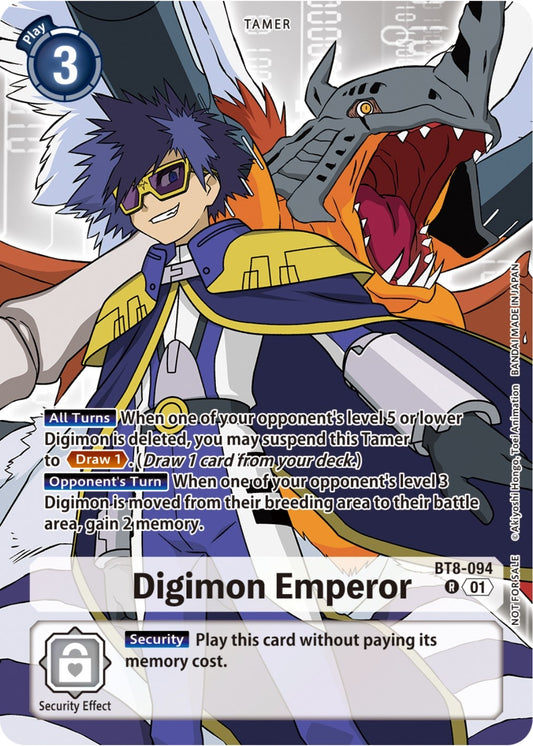 Image for Digimon Emperor (Tamer Party Pack -The Beginning-) (BT8-094 R) (New Awakening) - Digimon Card Game