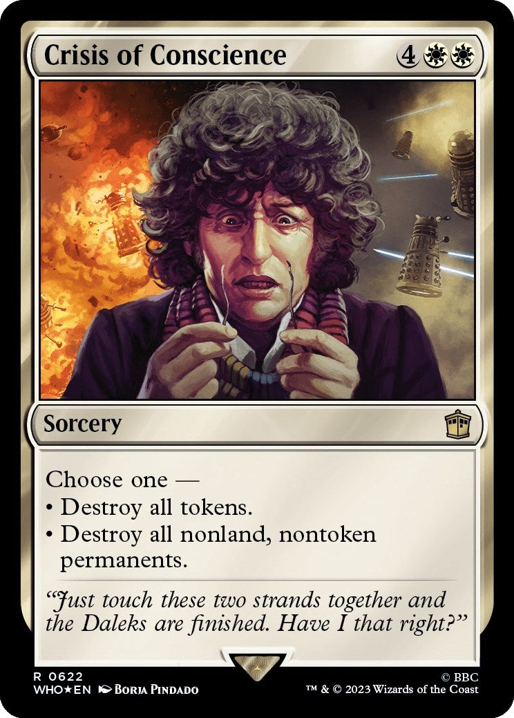 Image for Crisis of Conscience (Surge Foil) (622) (Universes Beyond: Doctor Who) - Magic: The Gathering