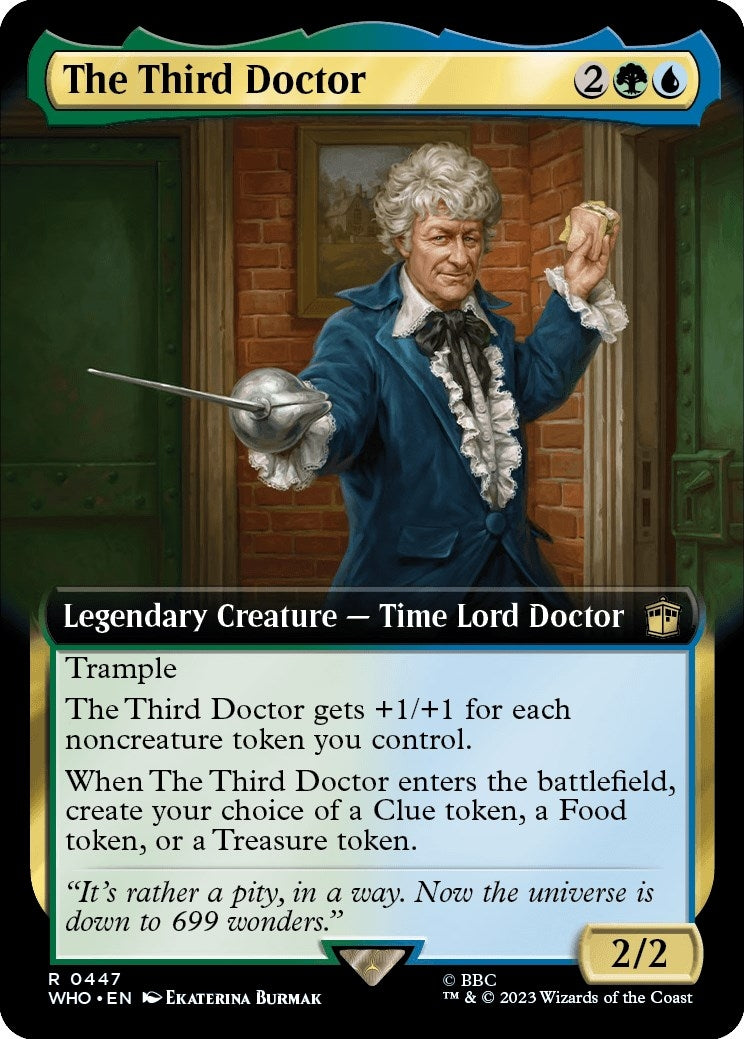 Image for The Third Doctor (Extended Art) (447) (Universes Beyond: Doctor Who) - Magic: The Gathering