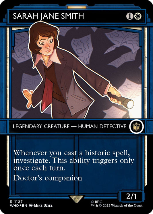 Image for Sarah Jane Smith (Showcase) (Surge Foil) (1127) (Universes Beyond: Doctor Who) - Magic: The Gathering