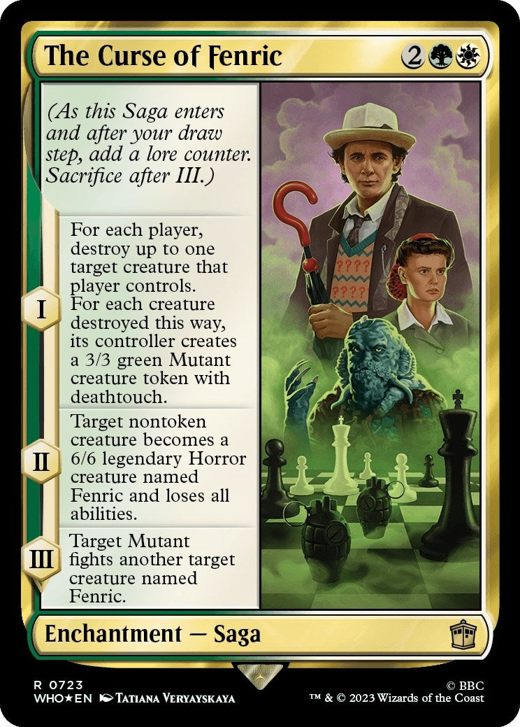 Image for The Curse of Fenric (Surge Foil) (723) (Universes Beyond: Doctor Who) - Magic: The Gathering