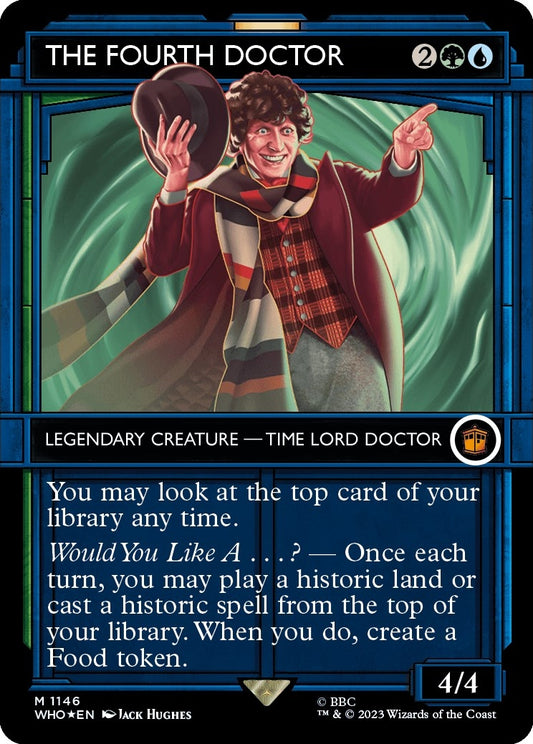 Image for The Fourth Doctor (Showcase) (Surge Foil) (1146) (Universes Beyond: Doctor Who) - Magic: The Gathering
