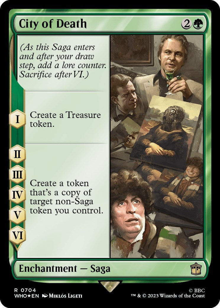 Image for City of Death (Surge Foil) (704) (Universes Beyond: Doctor Who) - Magic: The Gathering