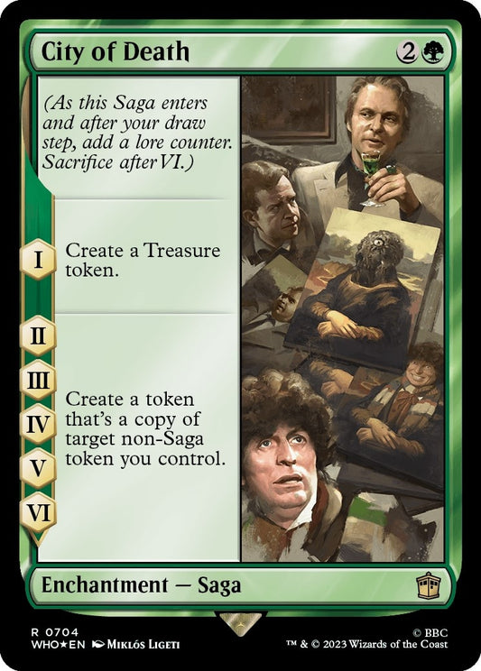 Image for City of Death (Surge Foil) (704) (Universes Beyond: Doctor Who) - Magic: The Gathering