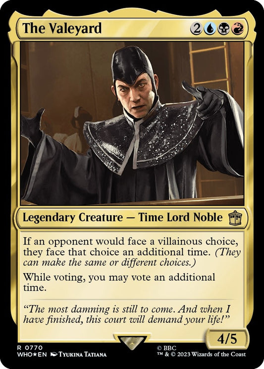 Image for The Valeyard (Surge Foil) (770) (Universes Beyond: Doctor Who) - Magic: The Gathering