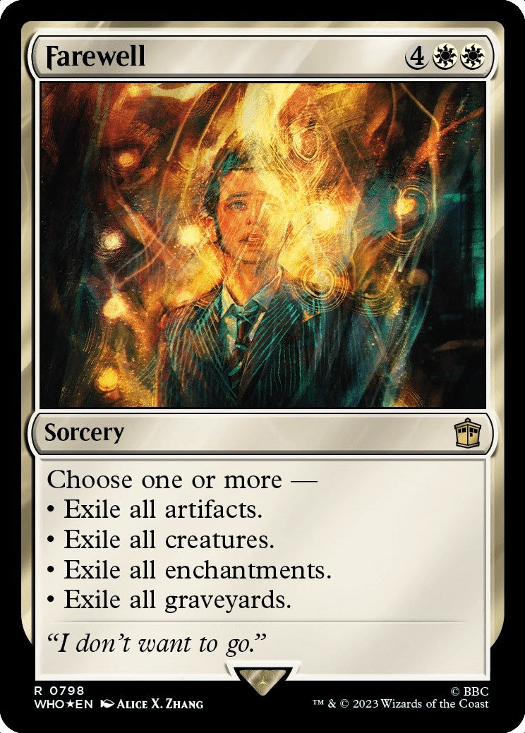 Image for Farewell (Surge Foil) (798) (Universes Beyond: Doctor Who) - Magic: The Gathering