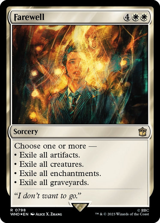 Image for Farewell (Surge Foil) (798) (Universes Beyond: Doctor Who) - Magic: The Gathering