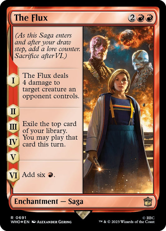 Image for The Flux (Surge Foil) (691) (Universes Beyond: Doctor Who) - Magic: The Gathering