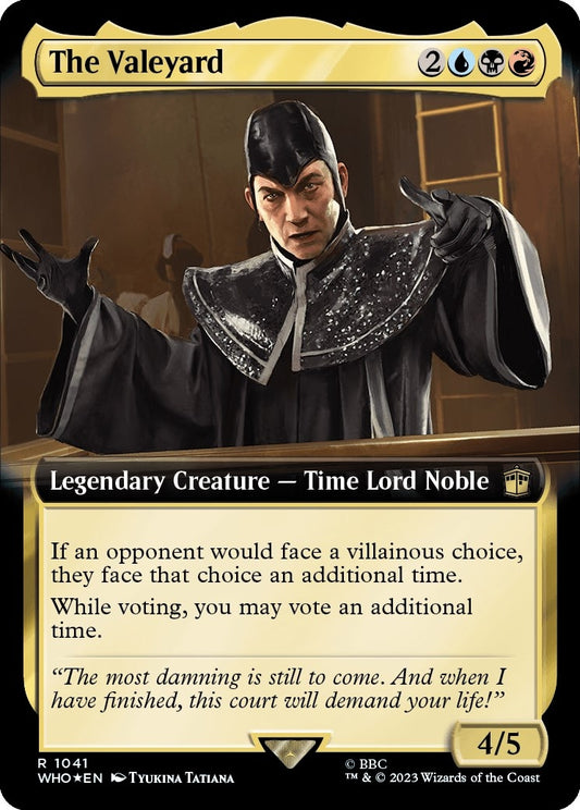 Image for The Valeyard (Extended Art) (Surge Foil) (1041) (Universes Beyond: Doctor Who) - Magic: The Gathering