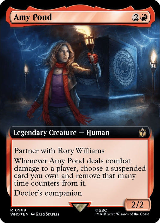 Image for Amy Pond (Extended Art) (Surge Foil) (969) (Universes Beyond: Doctor Who) - Magic: The Gathering