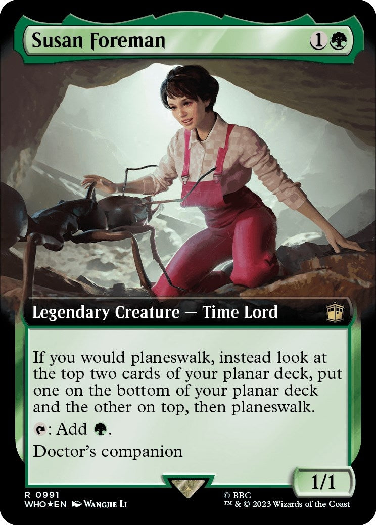 Image for Susan Foreman (Extended Art) (Surge Foil) (991) (Universes Beyond: Doctor Who) - Magic: The Gathering