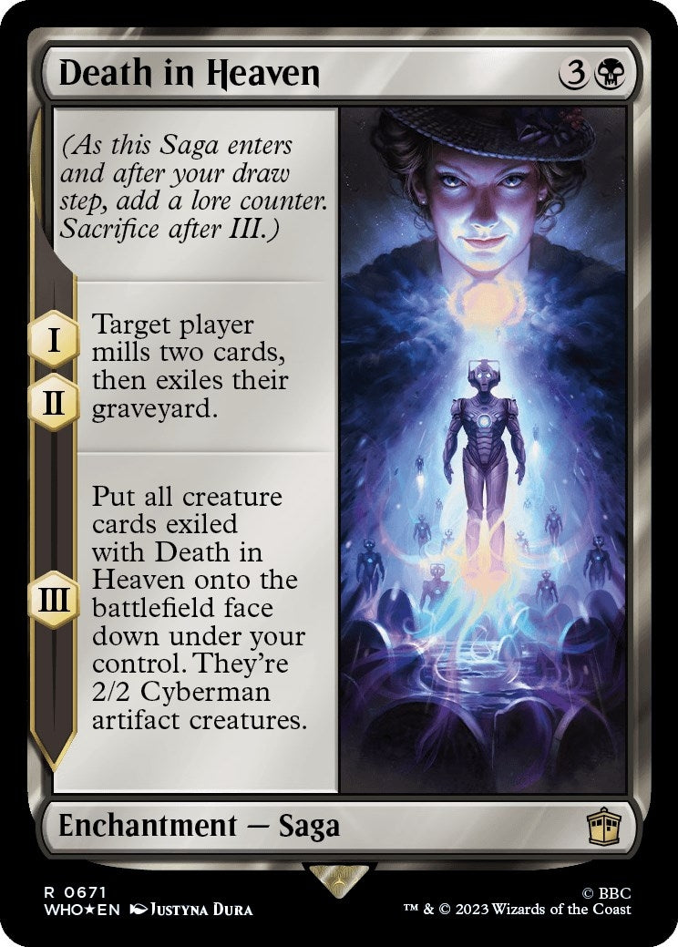 Image for Death in Heaven (Surge Foil) (671) (Universes Beyond: Doctor Who) - Magic: The Gathering