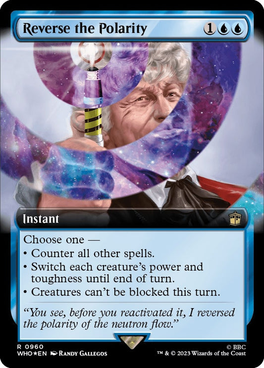 Image for Reverse the Polarity (Extended Art) (Surge Foil) (960) (Universes Beyond: Doctor Who) - Magic: The Gathering