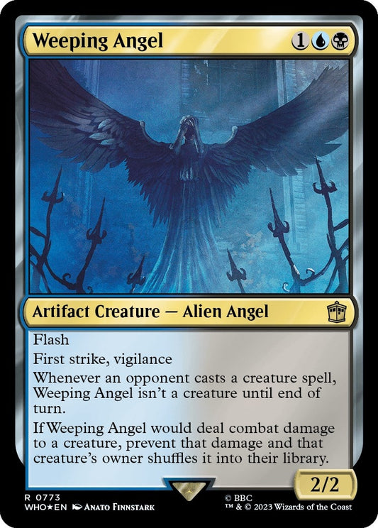 Image for Weeping Angel (Surge Foil) (773) (Universes Beyond: Doctor Who) - Magic: The Gathering