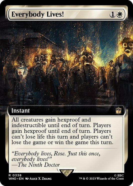 Image for Everybody Lives! (Extended Art) (338) (Universes Beyond: Doctor Who) - Magic: The Gathering