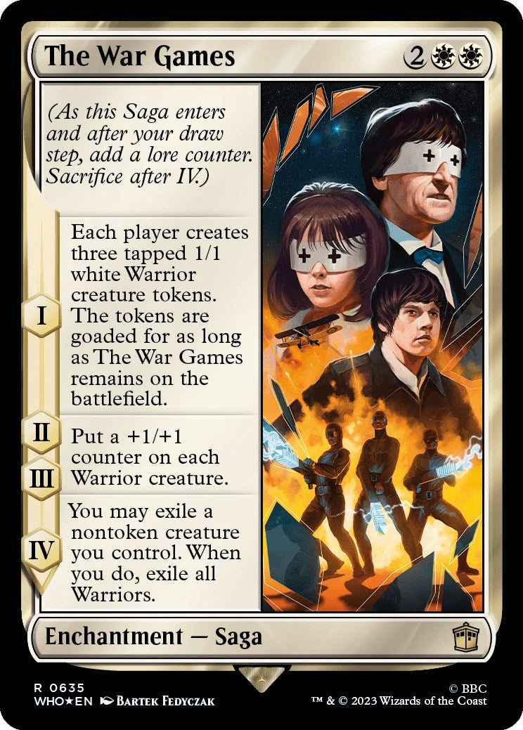 Image for The War Games (Surge Foil) (635) (Universes Beyond: Doctor Who) - Magic: The Gathering