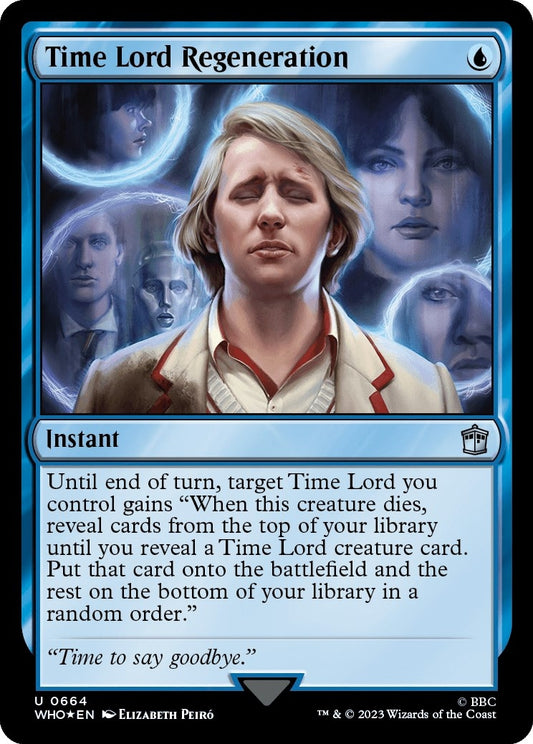 Image for Time Lord Regeneration (Surge Foil) (664) (Universes Beyond: Doctor Who) - Magic: The Gathering