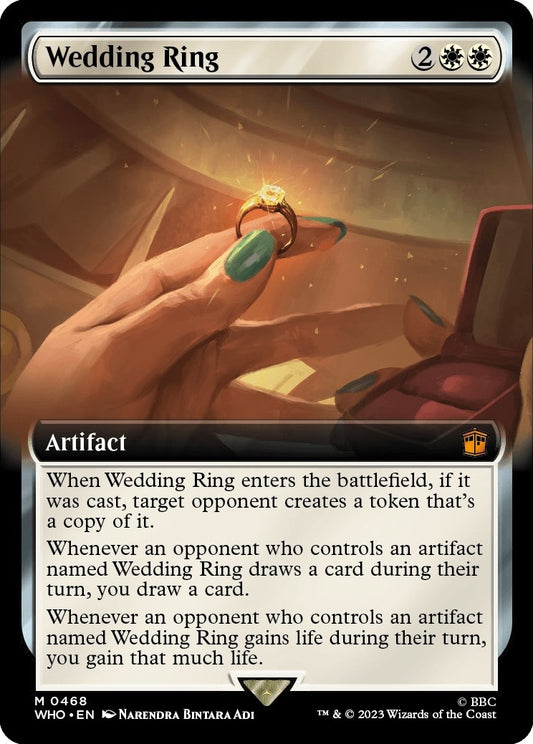 Image for Wedding Ring (Extended Art) (468) (Universes Beyond: Doctor Who) - Magic: The Gathering