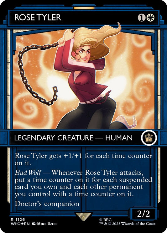 Image for Rose Tyler (Showcase) (Surge Foil) (1126) (Universes Beyond: Doctor Who) - Magic: The Gathering