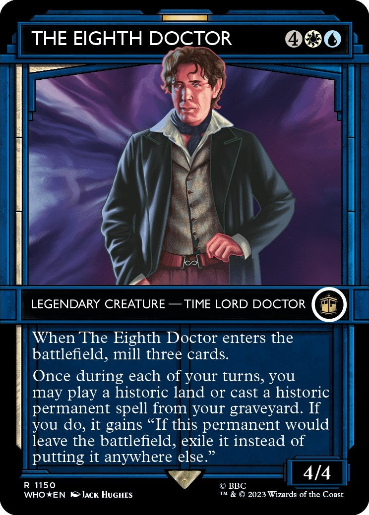Image for The Eighth Doctor (Showcase) (Surge Foil) (1150) (Universes Beyond: Doctor Who) - Magic: The Gathering