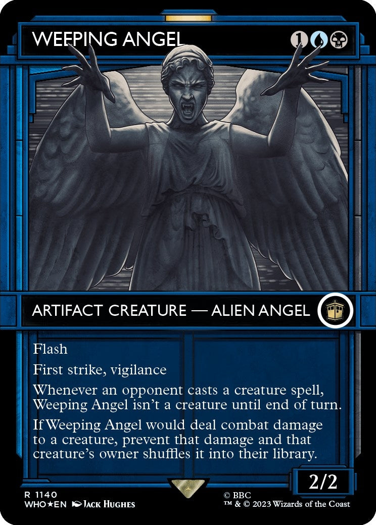 Image for Weeping Angel (Showcase) (Surge Foil) (1140) (Universes Beyond: Doctor Who) - Magic: The Gathering