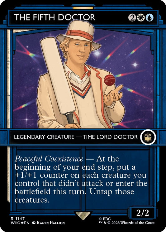 Image for The Fifth Doctor (Showcase) (Surge Foil) (1147) (Universes Beyond: Doctor Who) - Magic: The Gathering