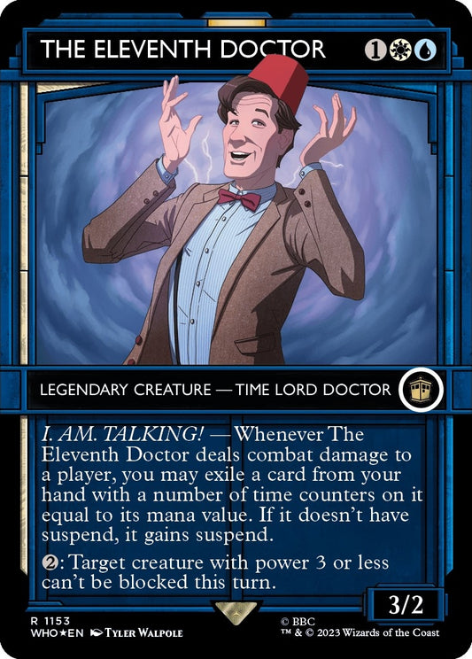 Image for The Eleventh Doctor (Showcase) (Surge Foil) (1153) (Universes Beyond: Doctor Who) - Magic: The Gathering