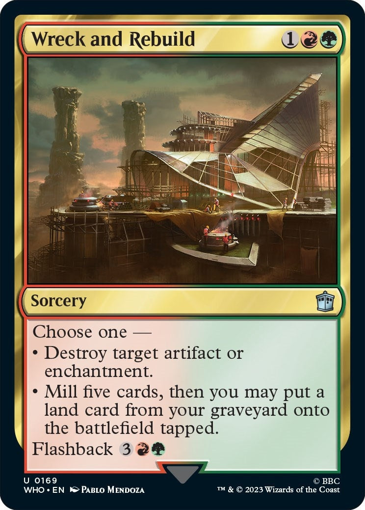Image for Wreck and Rebuild (169) (Universes Beyond: Doctor Who) - Magic: The Gathering