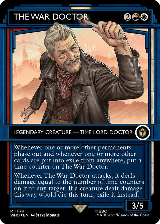 Image for The War Doctor (Showcase) (Surge Foil) (1139) (Universes Beyond: Doctor Who) - Magic: The Gathering
