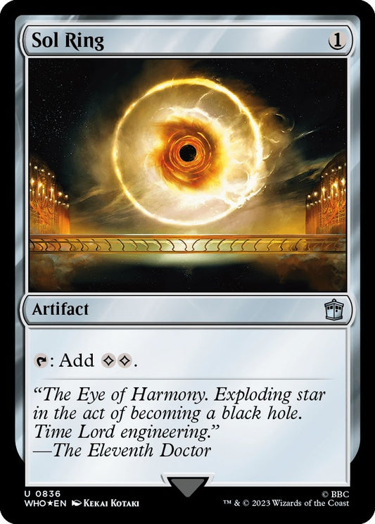 Image for Sol Ring (Surge Foil) (836) (Universes Beyond: Doctor Who) - Magic: The Gathering