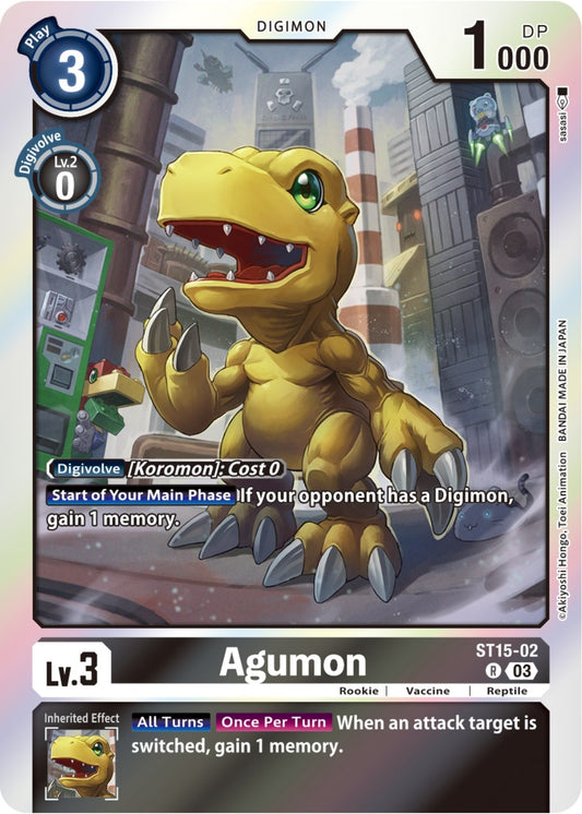 Image for Agumon (ST15-02 R) (Starter Deck 15: Dragon of Courage) - Digimon Card Game
