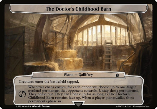 Image for The Doctor's Childhood Barn (579) (Planechase: Universes Beyond: Doctor Who) - Magic: The Gathering