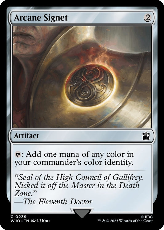 Image for Arcane Signet (239) (Universes Beyond: Doctor Who) - Magic: The Gathering