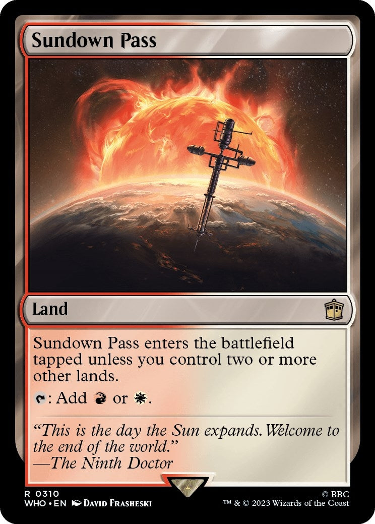 Image for Sundown Pass (310) (Universes Beyond: Doctor Who) - Magic: The Gathering